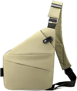 Anti Theft Travel Sling Bag - Slim Crossbody Hiking Shoulder Bag for Women & Men