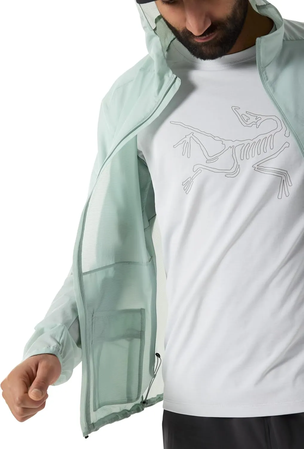Arc'teryx Incendo Airshell Hoody Men's | Airy Ultralight Trail Running Top