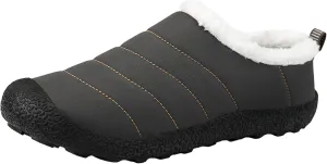 Asifn Mens Women Lightweight Bootie Slippers with Memory Foam Indoor Outdoor Warm House Shoes Waterproof Sport Lounge Camping Boots