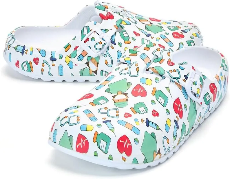 Axcone Womens Clogs Slip on Work Garden Slippers Nurse Shoes 2025