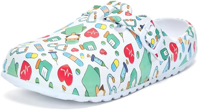 Axcone Womens Clogs Slip on Work Garden Slippers Nurse Shoes 2025