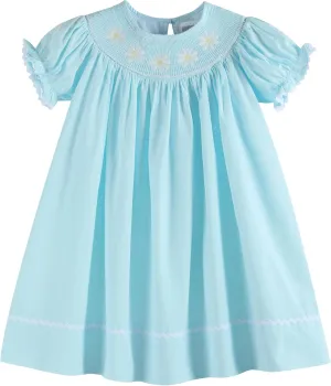Baby and Girls Smocked Bishop Dress