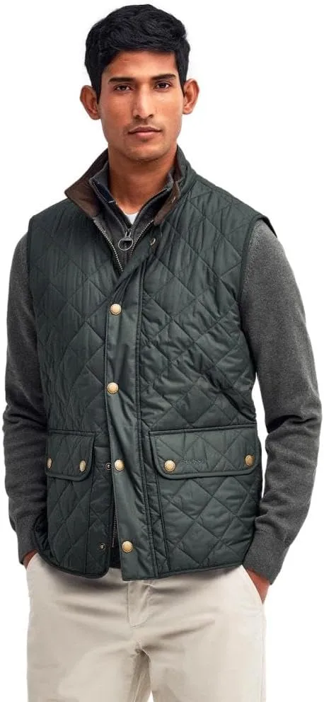 Barbour Men's Lowerdale Gilet, Sage