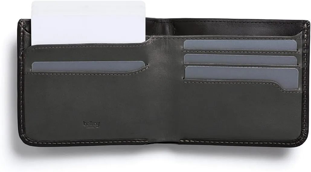 Bellroy Hide & Seek Wallet (Slim Leather Bifold Design, RFID Protected, Holds 5-12 Cards, Coin Pouch, Flat Note Section, Hidden Pocket)