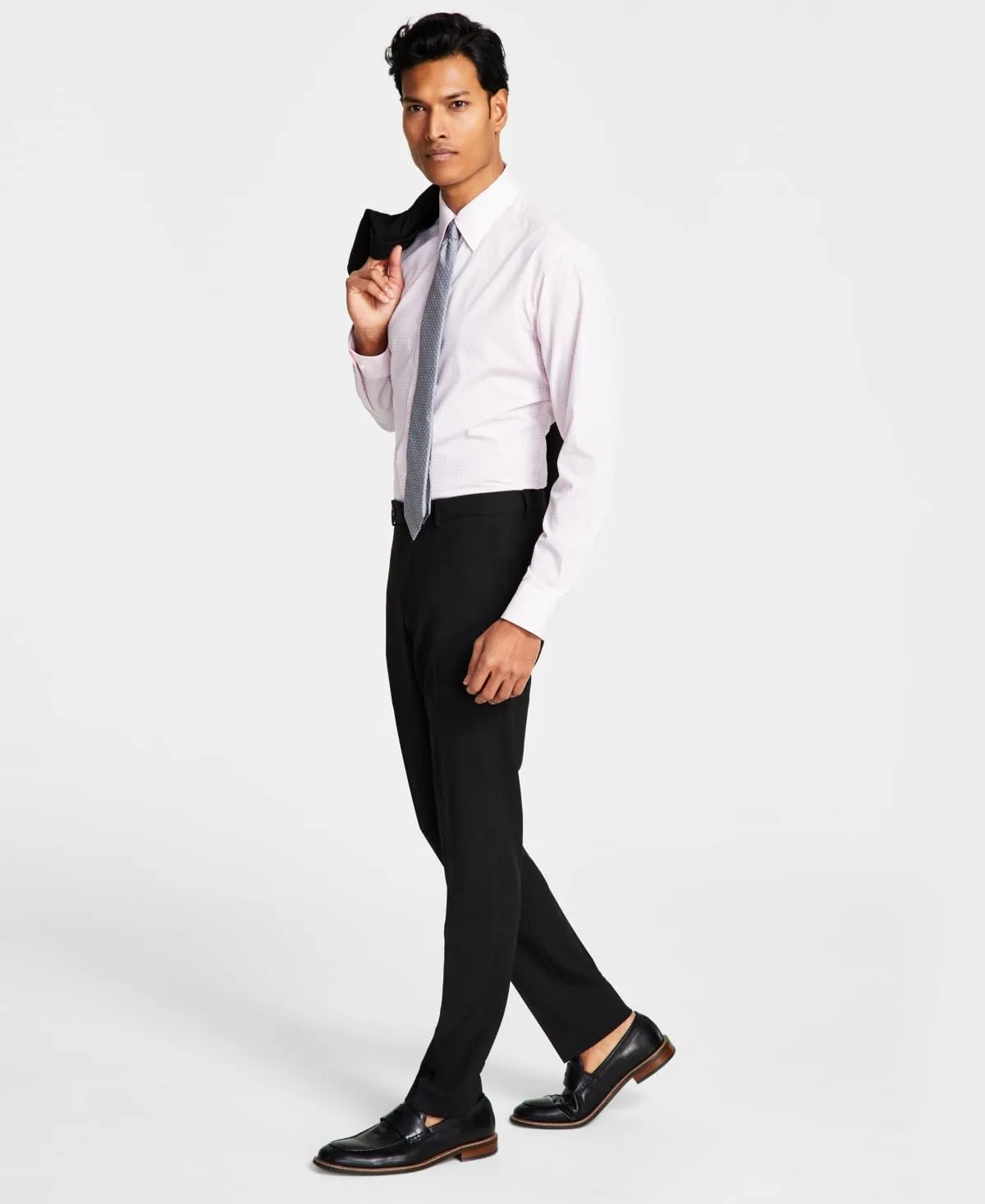 Ben Sherman Men's Slim Fit (Two Button Suit Jacket, Flat Front Pants Sold Separately)
