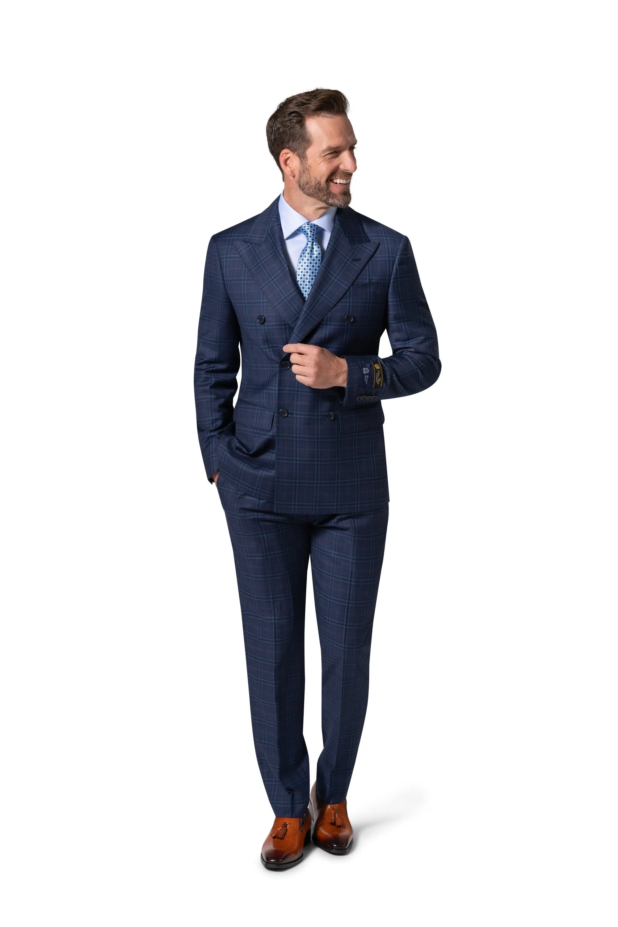 Bergamo Elegant - Faille Wool 10005.4101 D/B Slim Fit Suit