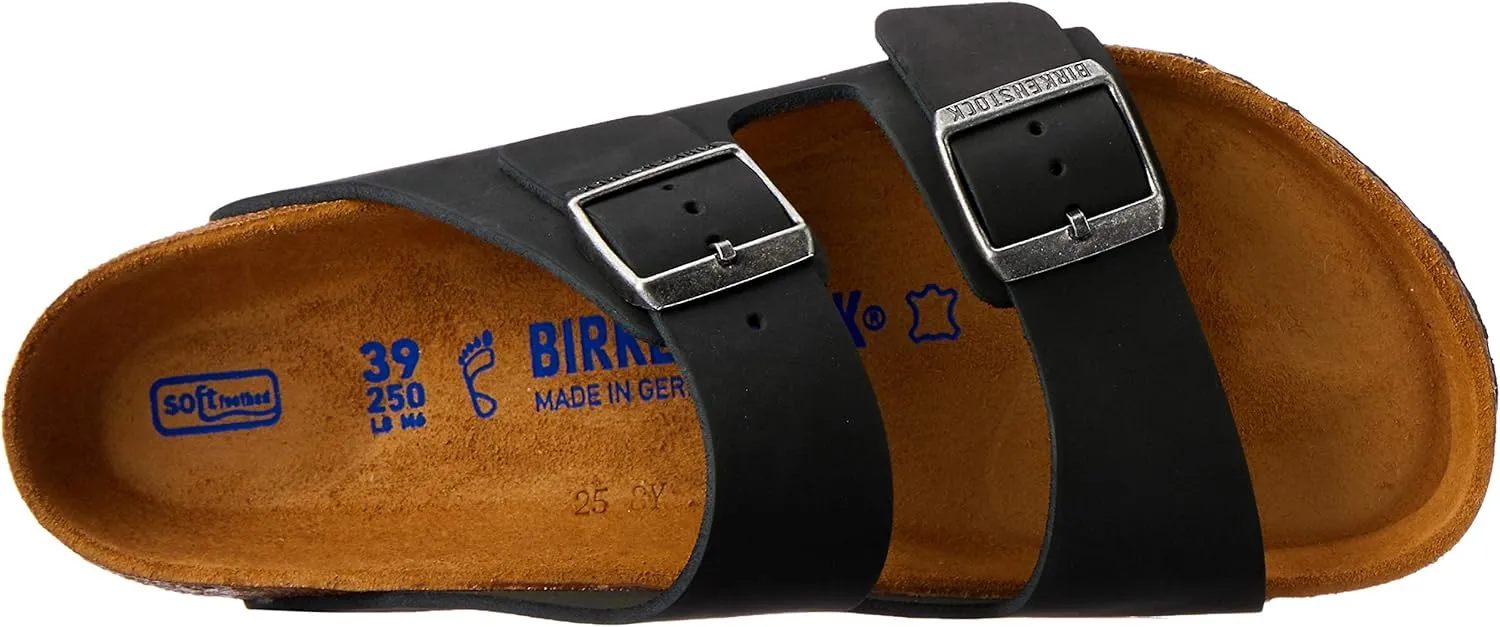 Birkenstock Men's Arizona SF 2-Strap Soft Cork Footbed Sandal Medium EU