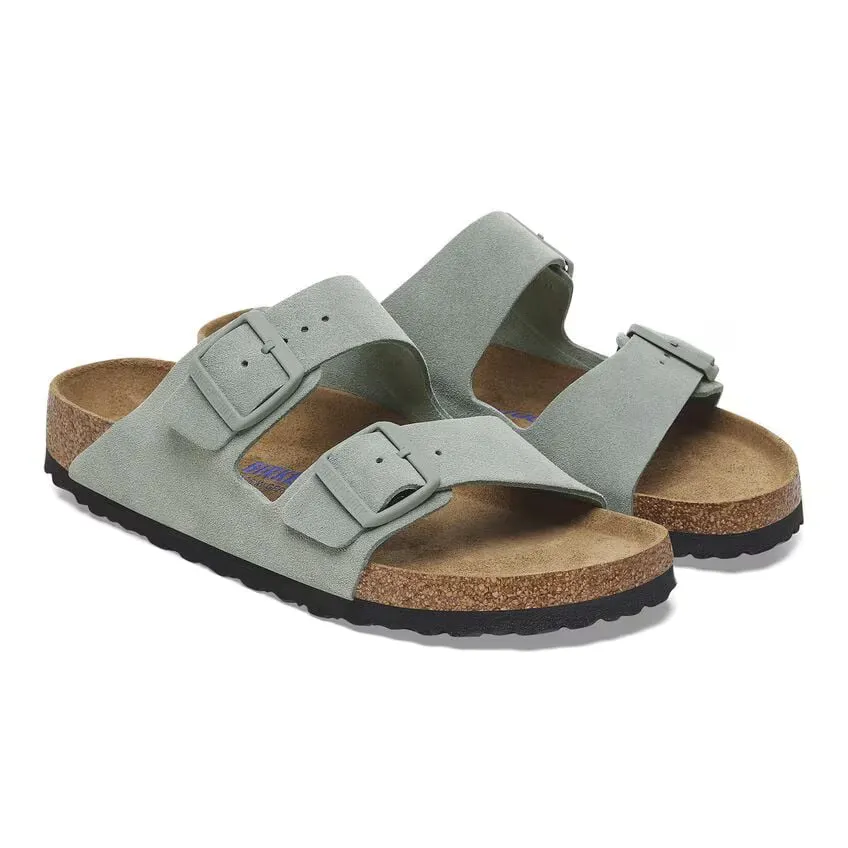 Birkenstock Women's Arizona Soft Footbed Sandal - Pure Sage