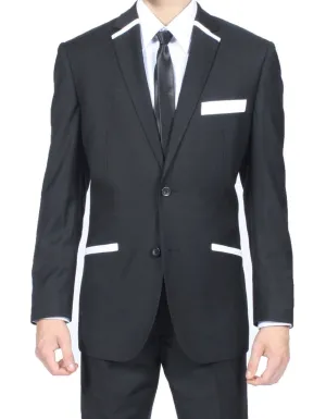 Black & White Trim Tuxedo