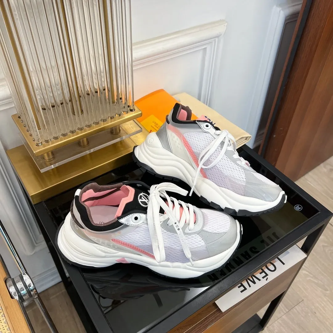 BLACK High-standard Global shipping SNEAKER Vuitton 55 RUN PINK Louis