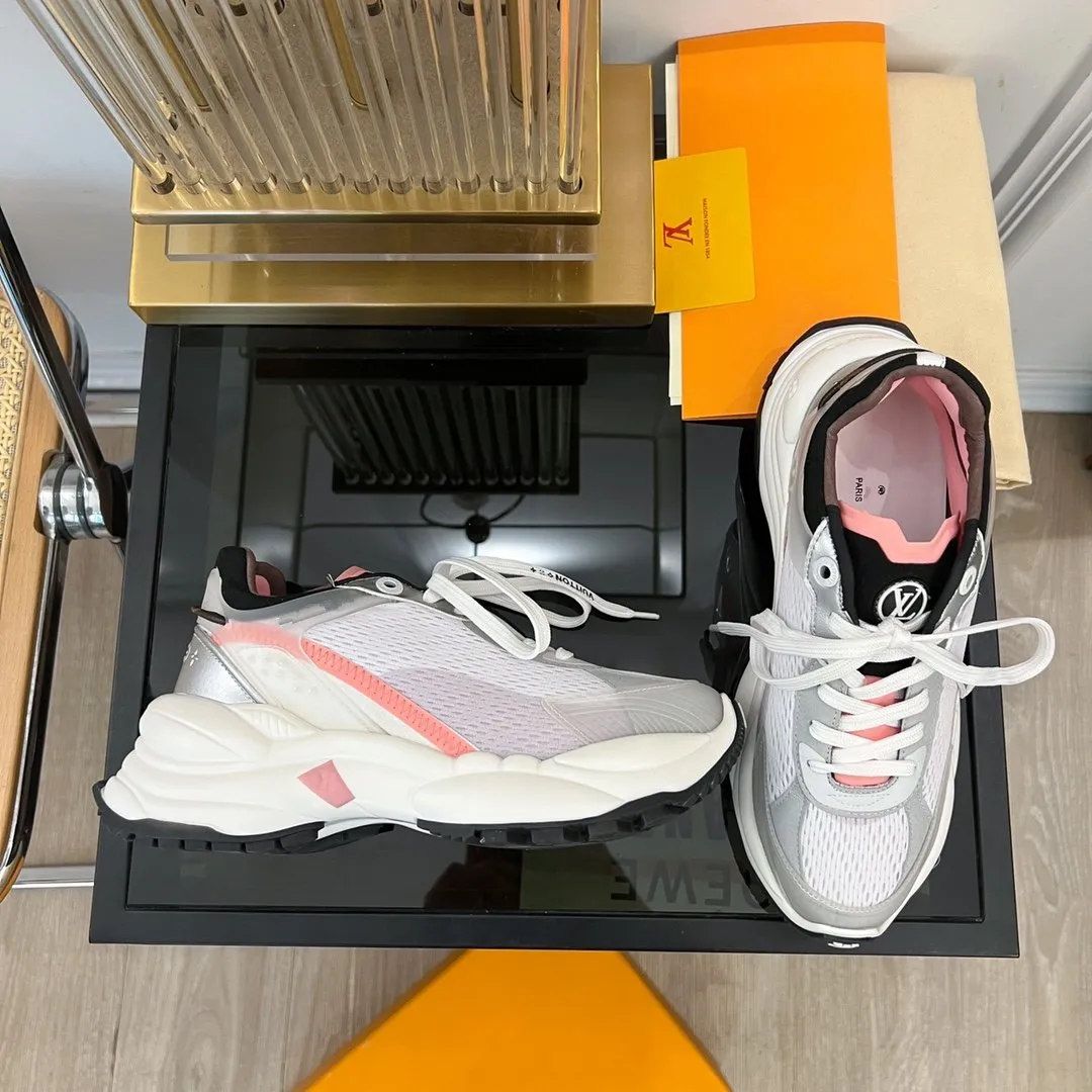 BLACK High-standard Global shipping SNEAKER Vuitton 55 RUN PINK Louis