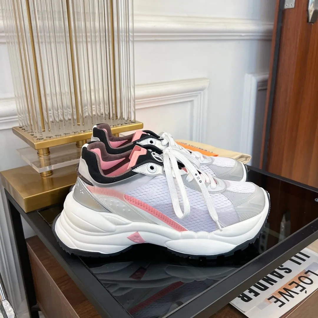 BLACK High-standard Global shipping SNEAKER Vuitton 55 RUN PINK Louis
