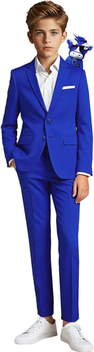 Black n Bianco Boys' First Class Slim Fit Suits Lightweight Style. Presented by Baby Muffin