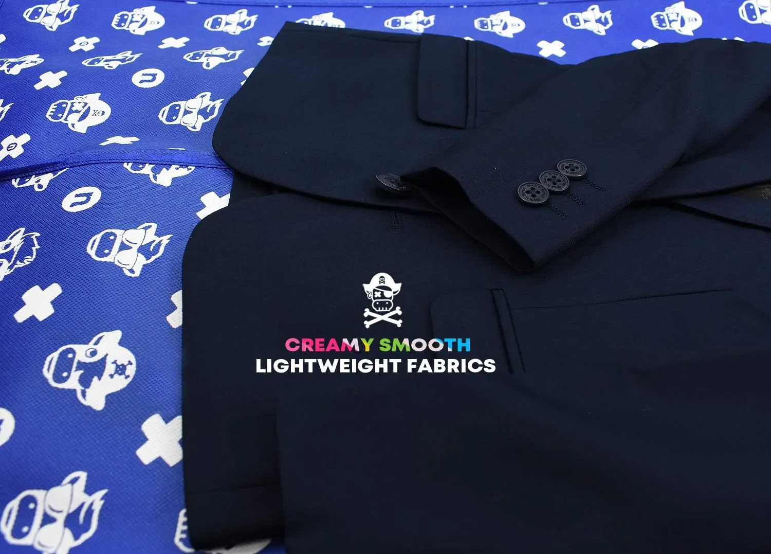 Black n Bianco Boys' First Class Slim Fit Suits Lightweight Style. Presented by Baby Muffin