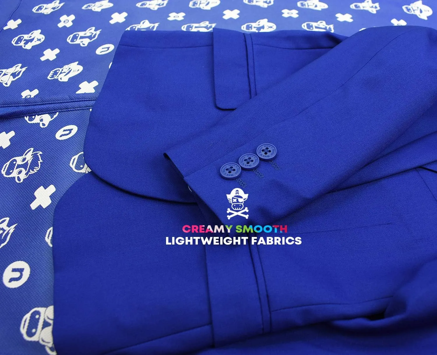 Black n Bianco Boys' First Class Slim Fit Suits Lightweight Style. Presented by Baby Muffin