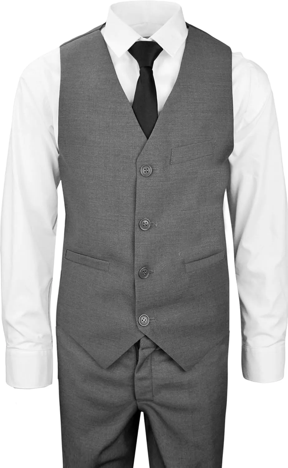 Black n Bianco Signature Boys' Slim Fit Suit Complete Outfit