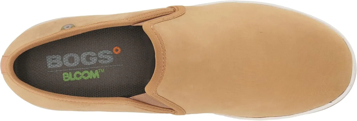 BOGS Women's Kicker Slip on Leather Shoe Sneaker