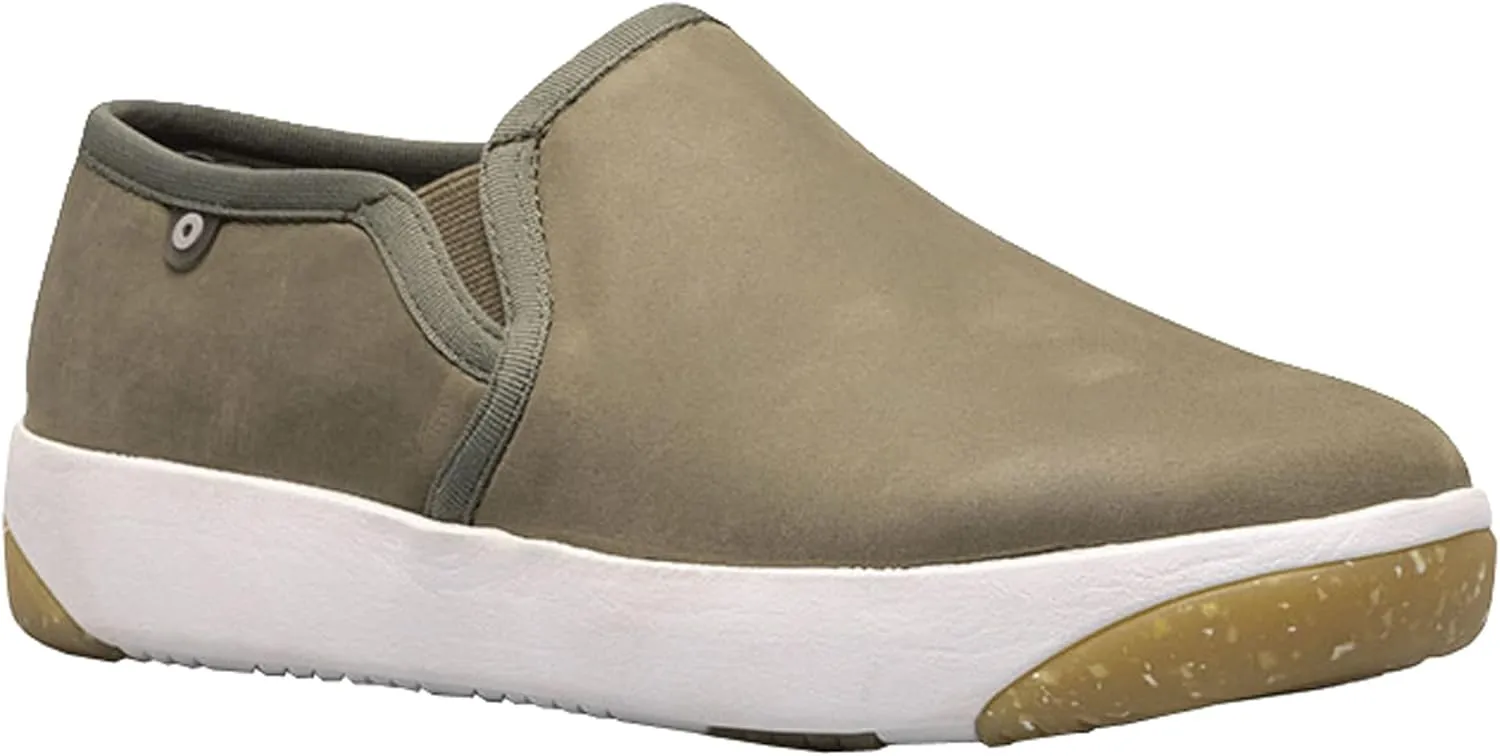 BOGS Women's Kicker Slip on Leather Shoe Sneaker