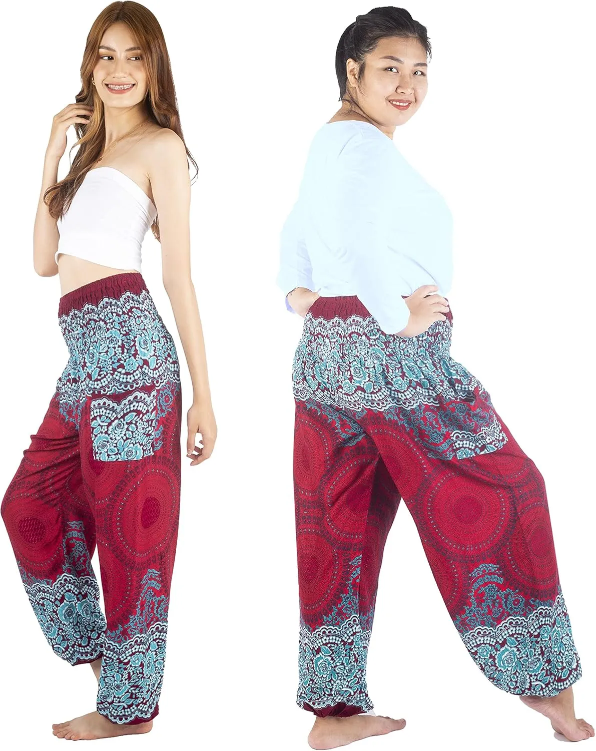 Boho Pants Harem Pants Yoga Trousers for Woman Bohemian Beach Pants