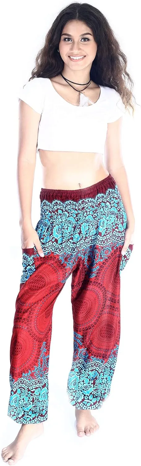 Boho Pants Harem Pants Yoga Trousers for Woman Bohemian Beach Pants