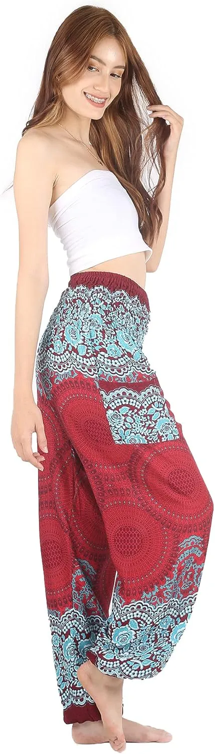 Boho Pants Harem Pants Yoga Trousers for Woman Bohemian Beach Pants