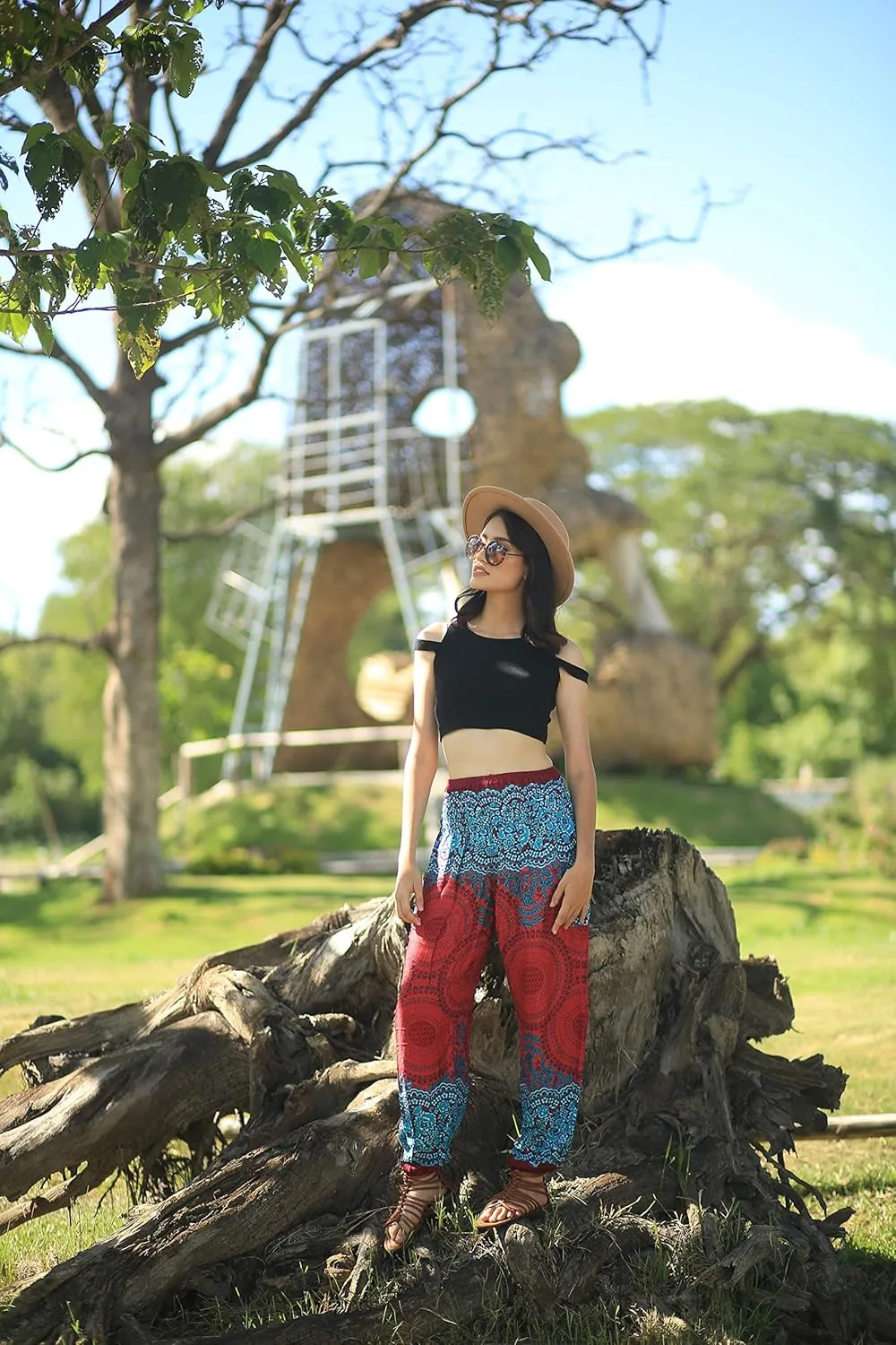 Boho Pants Harem Pants Yoga Trousers for Woman Bohemian Beach Pants