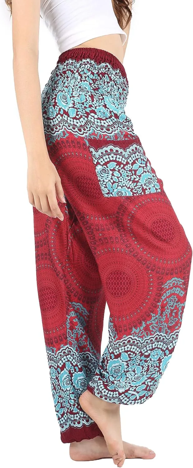 Boho Pants Harem Pants Yoga Trousers for Woman Bohemian Beach Pants