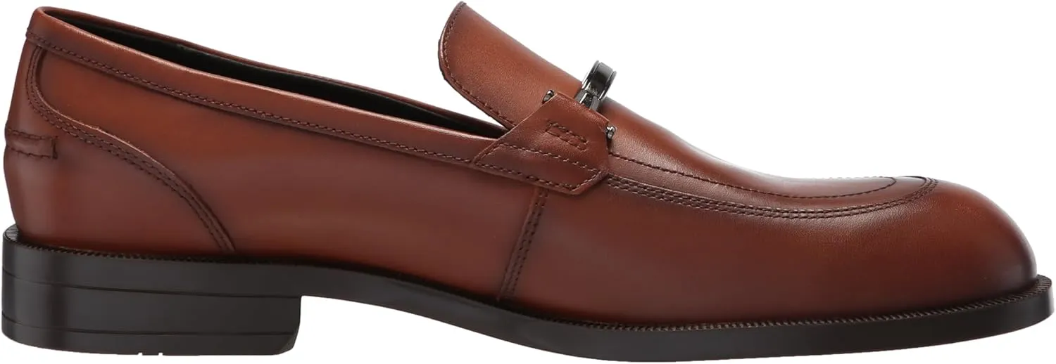 BOSS Men's Tayil Smooth Leather Bit Loafer
