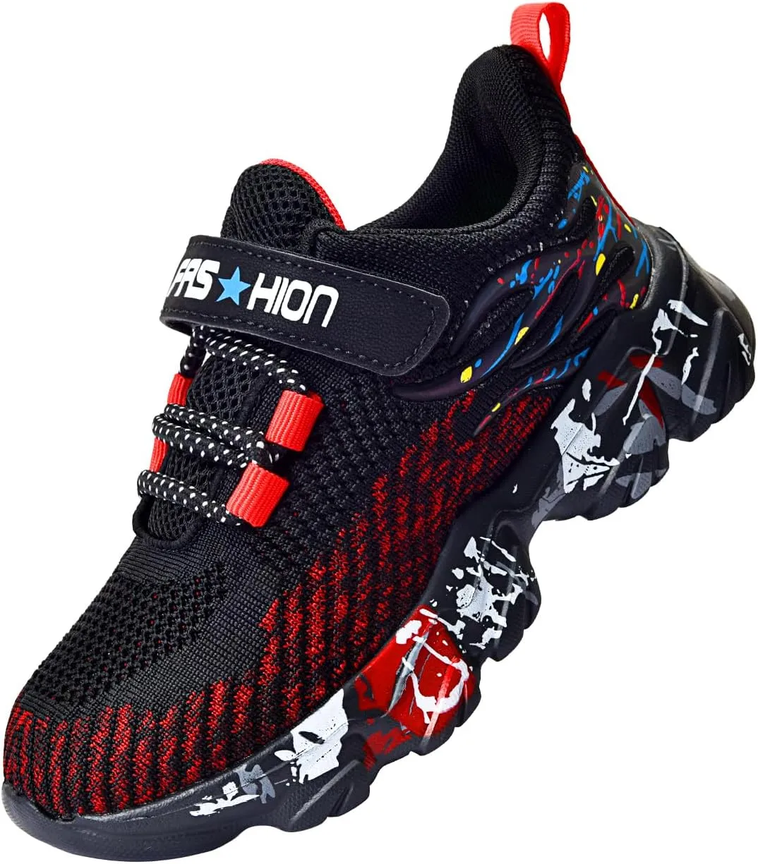 Boys Girls Sneakers Slip On Athletic Running Shoes