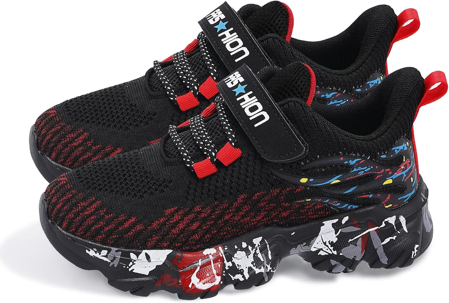 Boys Girls Sneakers Slip On Athletic Running Shoes