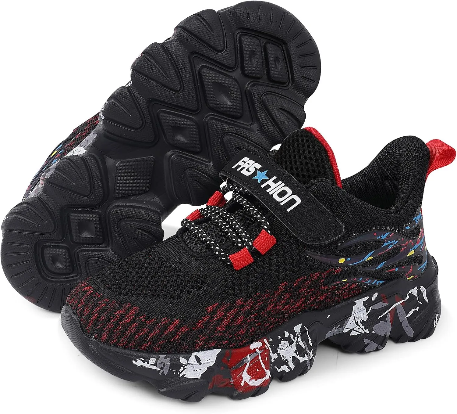 Boys Girls Sneakers Slip On Athletic Running Shoes