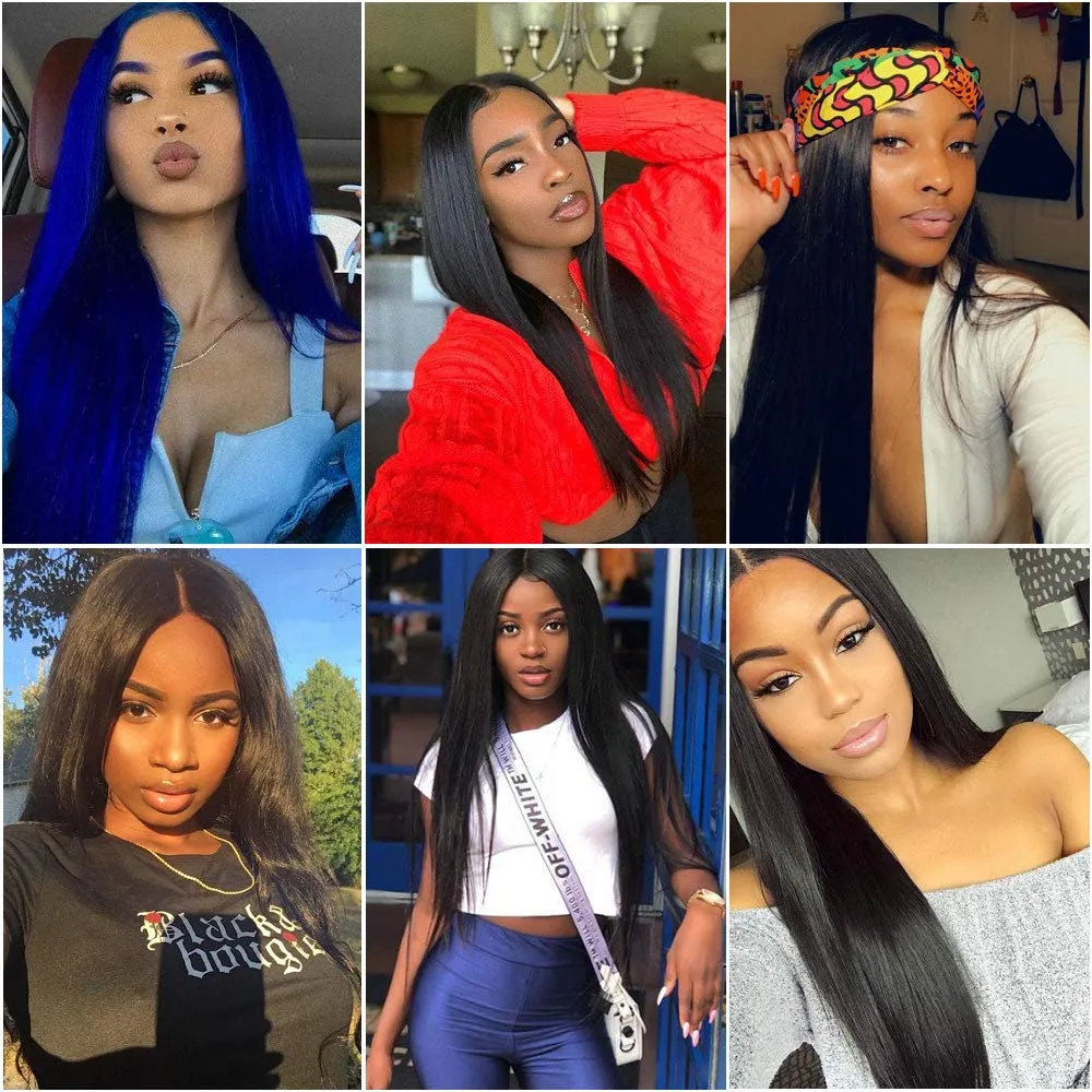 Brazilian Virgin Straight Human Hair 5x5 Lace Closure 100% Unprocessed Human Hair Brazilian Virgin Hair With Baby Hair Free Part Natural Color (8Inch, 5X5 lace Closure)