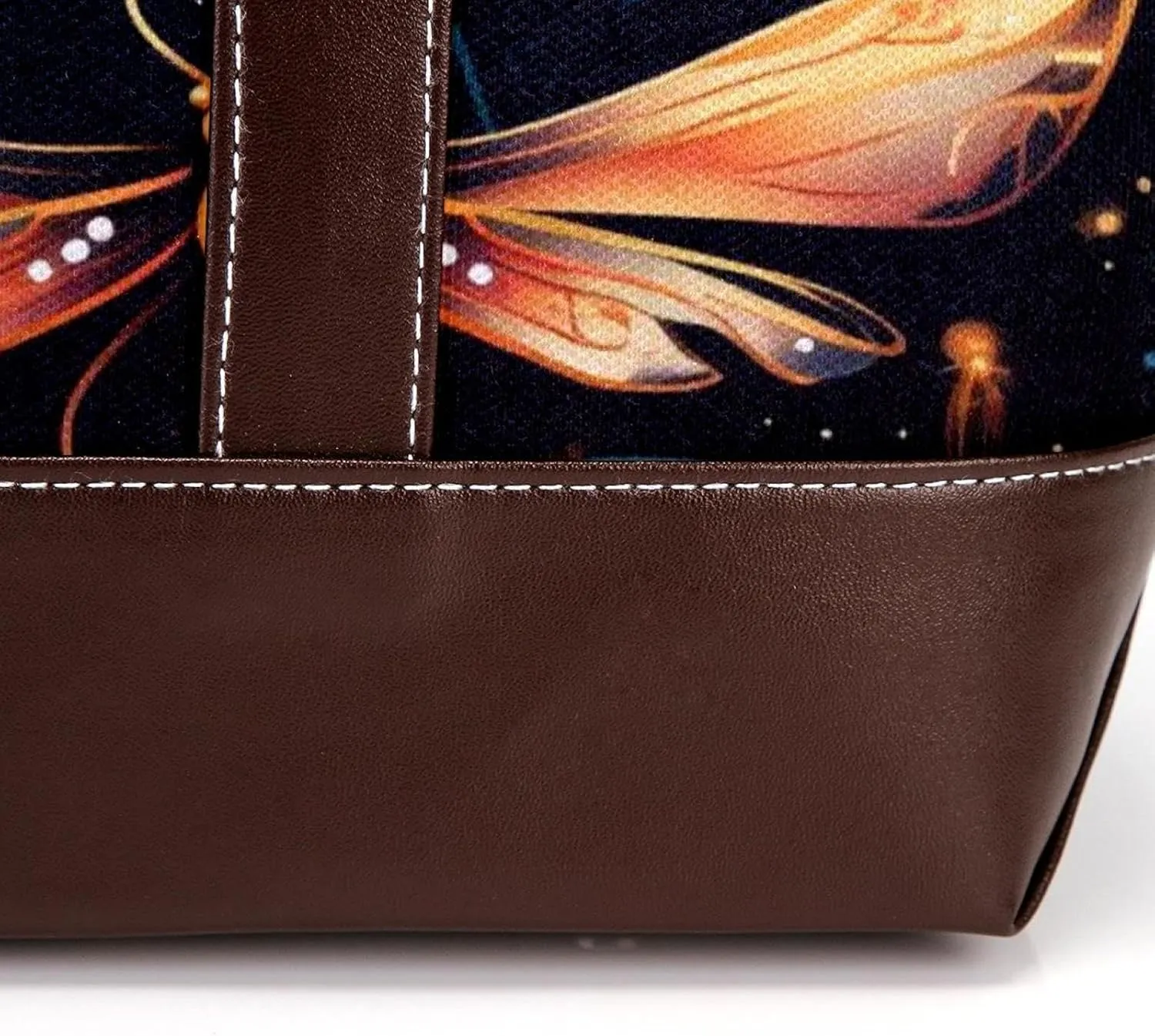 Bright Fireflies-573 Shoulder Purses for Women Large Soft Washed Leather Purses and Durable Handbags