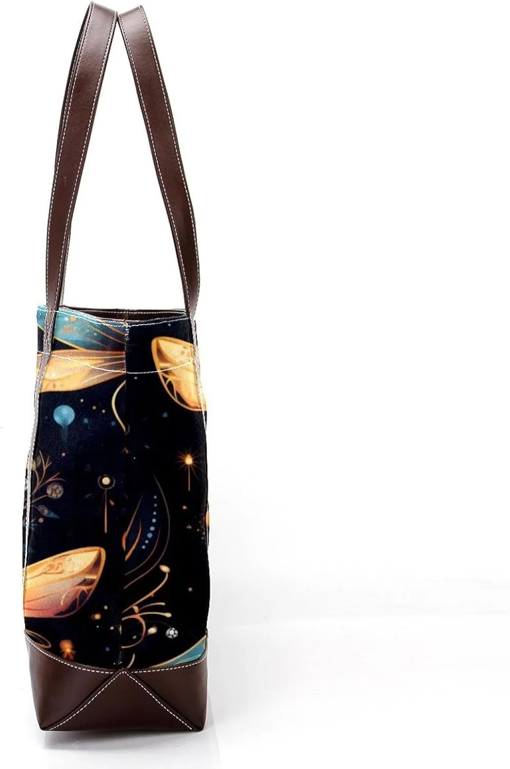 Bright Fireflies-573 Shoulder Purses for Women Large Soft Washed Leather Purses and Durable Handbags