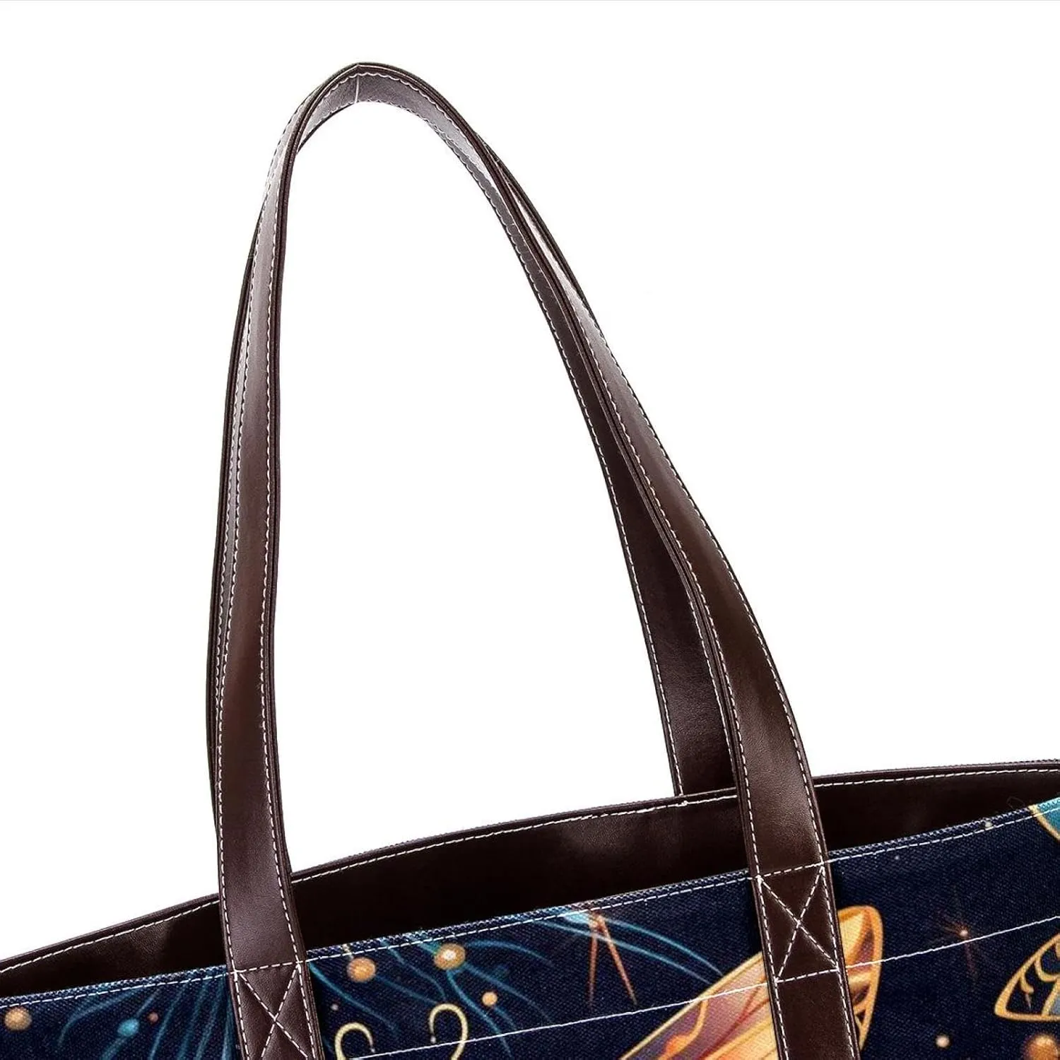 Bright Fireflies-573 Shoulder Purses for Women Large Soft Washed Leather Purses and Durable Handbags