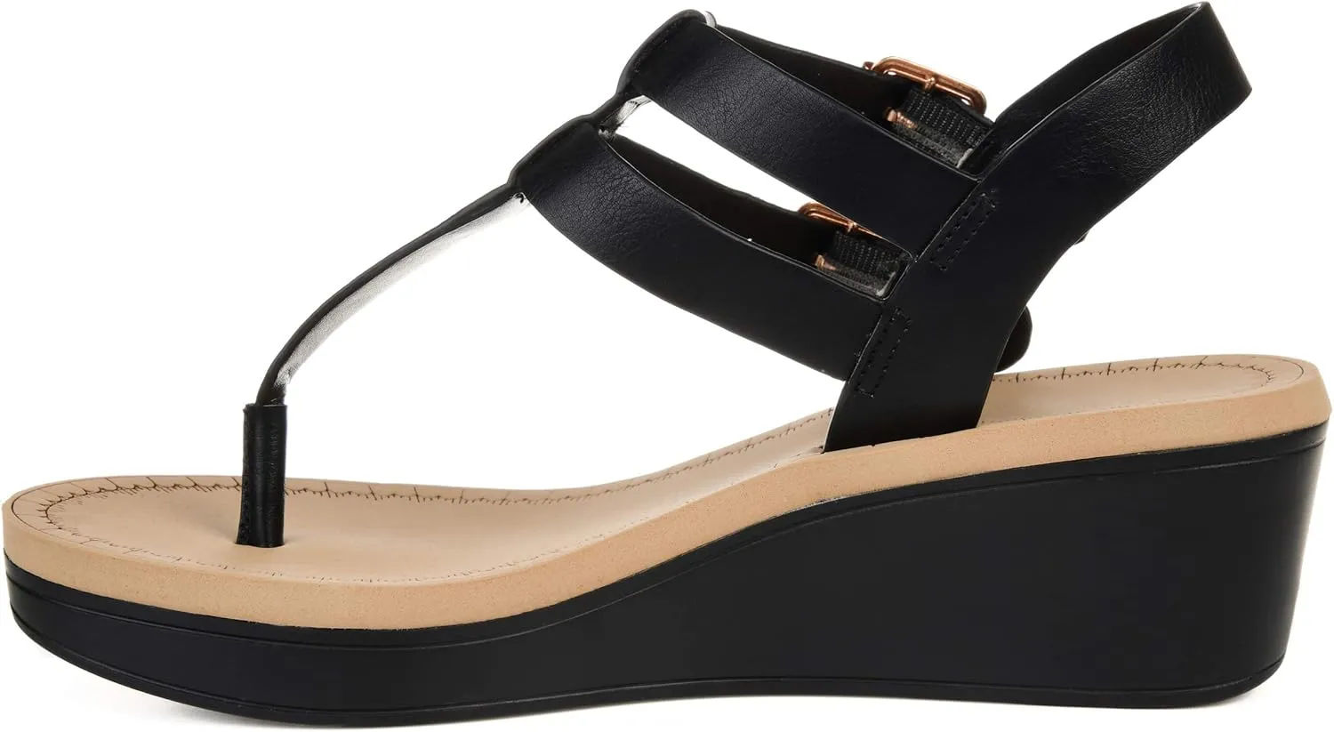Brinley Co Women's Bianca Wedge Sandal