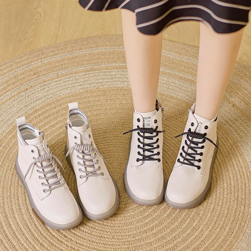 British Flat Soft Bottom Soft Surface Mom Non-slip Boots