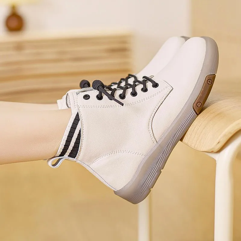 British Flat Soft Bottom Soft Surface Mom Non-slip Boots