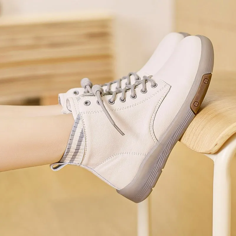 British Flat Soft Bottom Soft Surface Mom Non-slip Boots