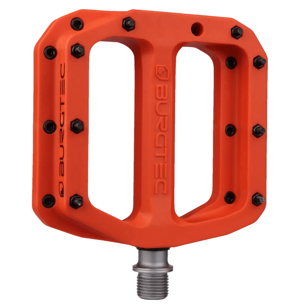 Burgtec Mk4 Comp Flat Pedals Orange