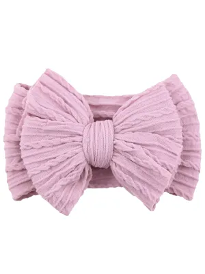Cable Bow, Soft Violet