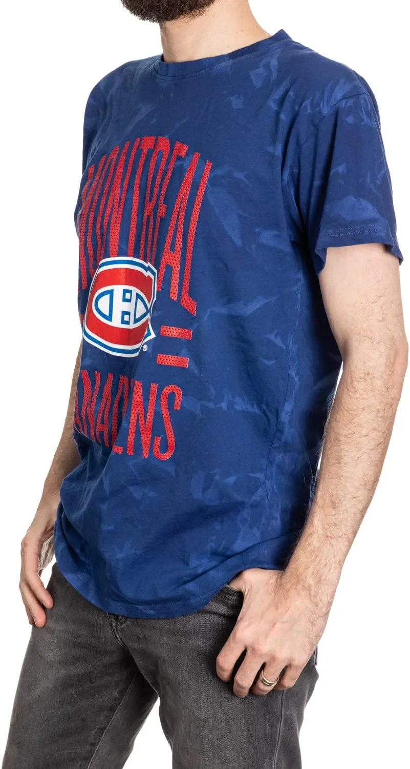 Calhoun Surf & Skate NHL Mens Crystal Tie Dye Short Sleeve T-Shirt - The Sunset Collection