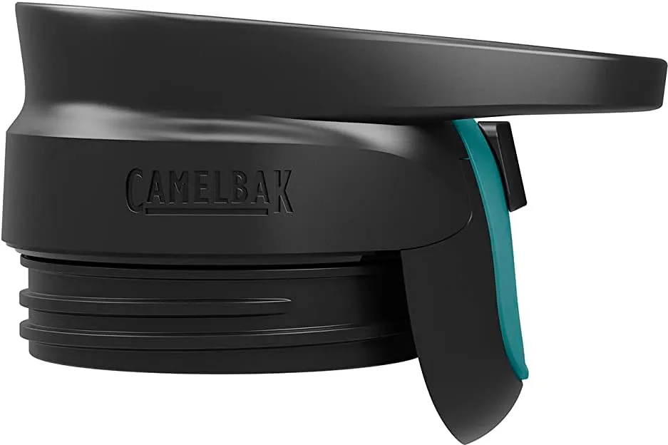 CamelBak Forge Flow Coffee & Travel Mug, Insulated Stainless Steel - Non-Slip Silicon Base - Easy One-Handed Operation - 20oz, Lagoon