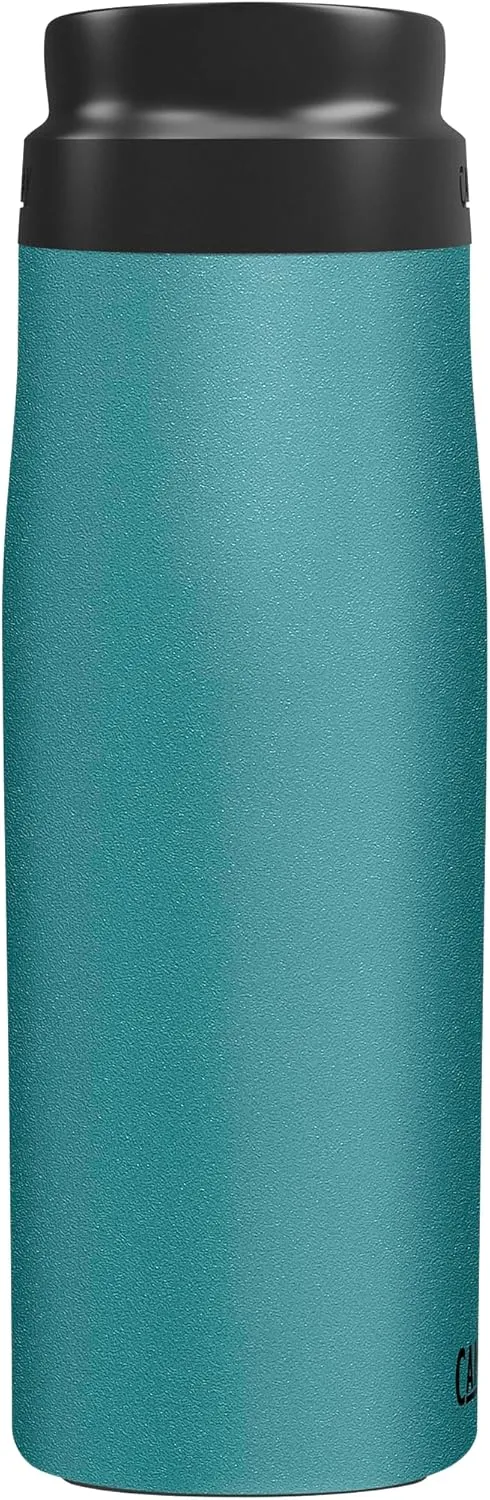 CamelBak Forge Flow Coffee & Travel Mug, Insulated Stainless Steel - Non-Slip Silicon Base - Easy One-Handed Operation - 20oz, Lagoon