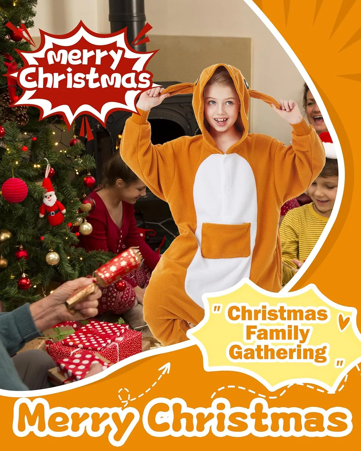 CANASOUR Unisex Anime Halloween Kids Onesie For 4T Girls Boys One Piece Christmas Pajamas Costume Party Cosplay Pyjamas
