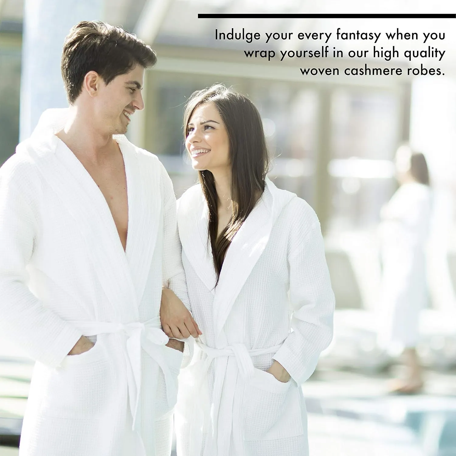 Cashmere Boutique 100% Pure Cashmere Robes for Women – Long, Lightweight, Soft Plush, Winter Warm, and Cozy Women Bathrobe
