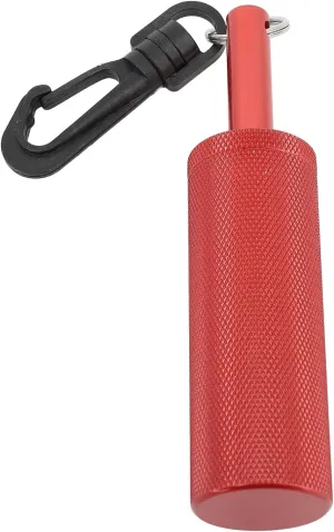 CHICIRIS Underwater Shaker Aluminum Diving Noise Maker Stick for Diving 360° Hook Signal Bell, Anti Slip Texture Steel Balls Included