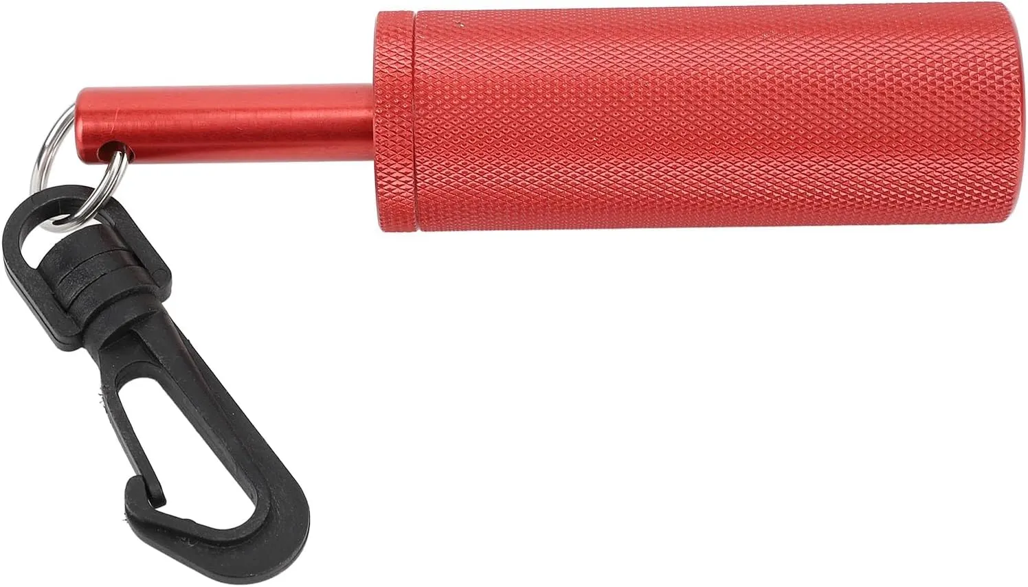 CHICIRIS Underwater Shaker Aluminum Diving Noise Maker Stick for Diving 360° Hook Signal Bell, Anti Slip Texture Steel Balls Included