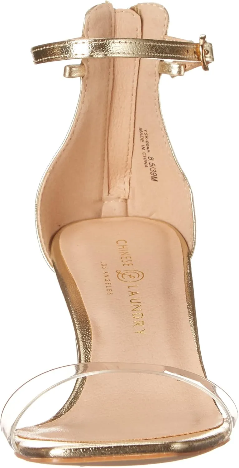 Chinese Laundry Women's Yara Metallic-vin Heeled Sandal