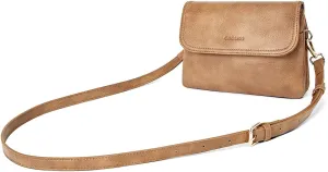 CHOLISS Small Crossbody Bags for Women, Vegan Leather Cell Phone Purse, Mini Travel Purse with Adjustable Strap